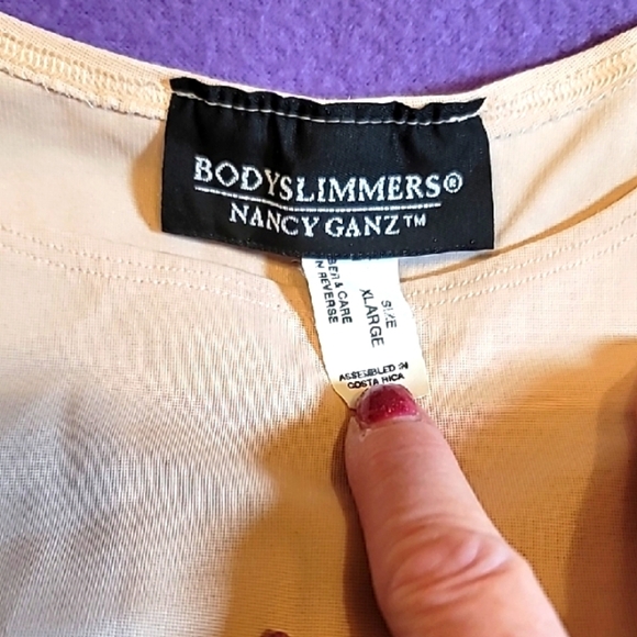 0734. EUC ~ Nancy Ganz ~ BODYSKIMMERS ~ XL ~ BEIGE~ Rare!! - Picture 1 of 7